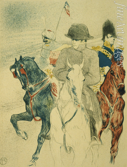 Toulouse-Lautrec Henri de - The History of Napoleon I (rejected design of a poster to the book)