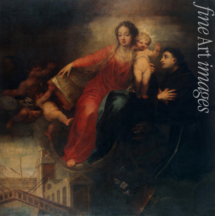 Celesti Andrea - Madonna and Child with Saint Anthony of Padua