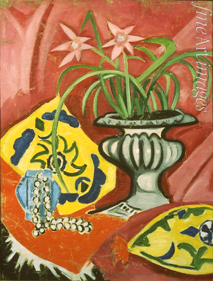 Rozanova Olga Vladimirovna - Still life with a vase