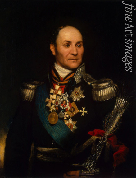 Phillips Thomas - Porträt von General Graf Matwei Iwanowitsch Platow (1757-1818), Ataman der Donkosaken