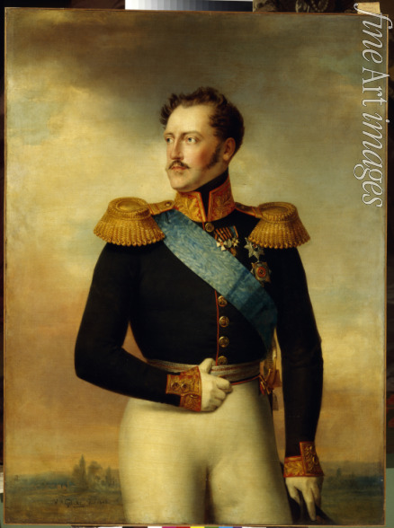 Golicke Wilhelm August - Portrait of Emperor Nicholas I  (1796-1855)