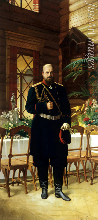 Dmitriev-Orenburgsky Nikolai Dmitrievich - Portrait of the Emperor Alexander III (1845-1894)
