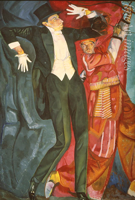 Grigoriev Boris Dmitryevich - Portrait of the stage producer Vsevolod Meyerhold (1874-1940)