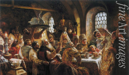 Makowski Konstantin Jegorowitsch - Hochzeitsfest einer Bojarenfamilie