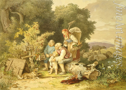 Richter Adrian Ludwig - The Shepherd's Family