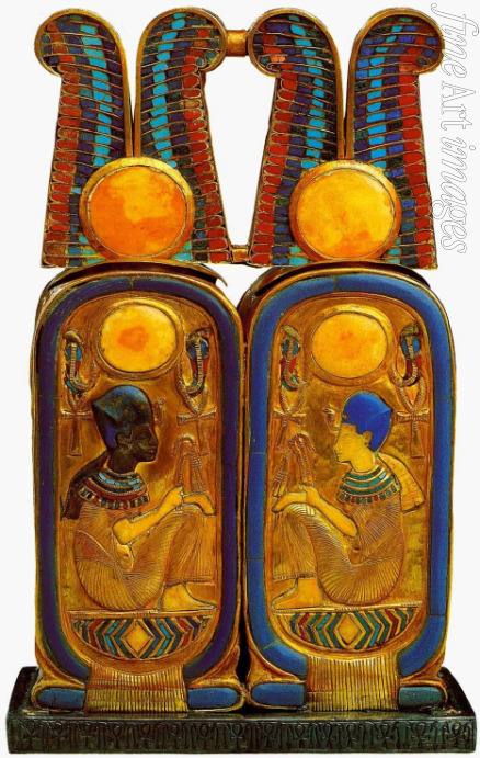 Altägyptische Kunst - Weihrauchbehälter aus dem Grab von Tutanchamun