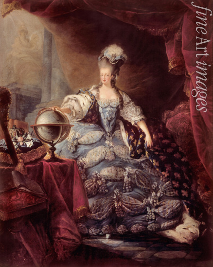 Gautier Dagoty Jean-Baptiste André - Portrait of Queen Marie Antoinette of France (1755-1793)