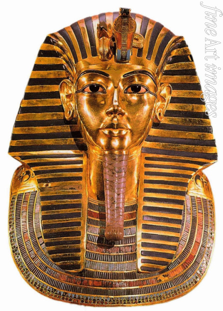 Ancient Egypt - Mask of Tutankhamun's mummy from Tutankhamun's tomb