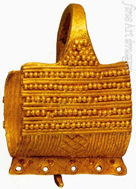 Gold von Troja Schatz des Priamos - Ohrring in Form eines Korbes