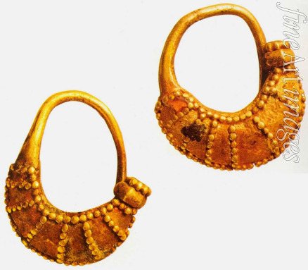 Gold von Troja Schatz des Priamos - Ohrringe