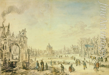 Neer Aert van der - Winter Landscape with Skaters
