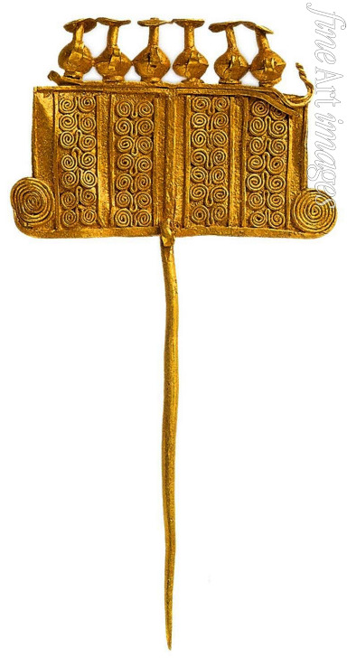 Gold von Troja Schatz des Priamos - Schmucknadel