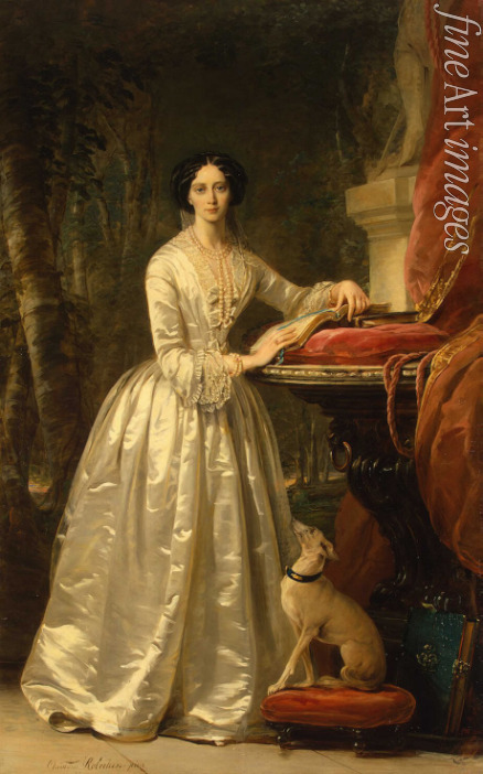 Robertson Christina - Porträt der Großfürstin Maria Alexandrowna (1824-1880), zukunftige Zarin von Russland