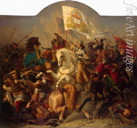 Stilke Hermann (Anton) - Jeanne D'Arc in der Schlacht