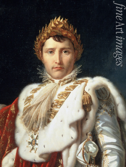 Gérard François Pascal Simon - Porträt des Kaisers Napoléon I. Bonaparte (Detail)