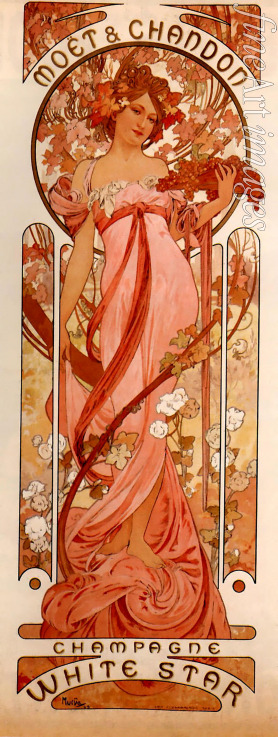 Mucha Alfons Marie - Advertising Poster for the Moet & Chandon White Star