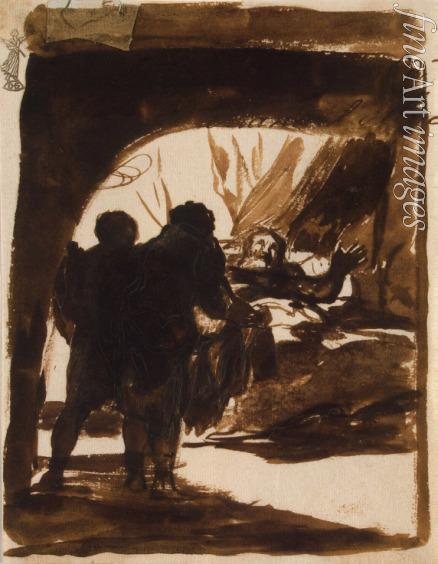Goya Francisco de - Die Brüder zeigen Jakob Josefs blutiges Gewand