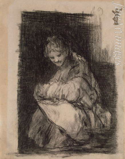Goya Francisco de - Frau mit Kind auf dem Arm