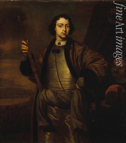 Werff Pieter van der - Porträt von Kaiser Peter I. der Große (1672-1725)