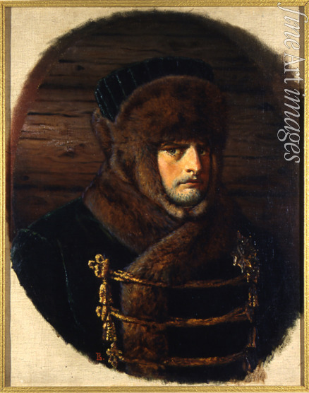 Vereshchagin Vasili Vasilyevich - In the Frost. Napoleon in Winter Dress