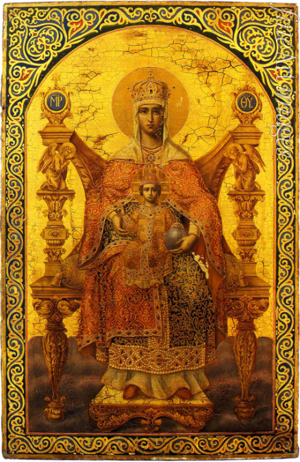 Volkov Ilya - The Virgin Enthroned