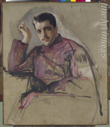 Serow Valentin Alexandrowitsch - Porträt von Sergei Djagilew (1872-1929)