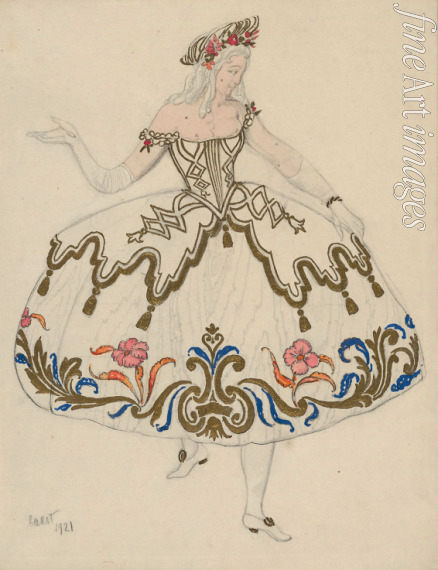 Bakst Léon - Costume design for the ballet Sleeping Beauty by P. Tchaikovsky