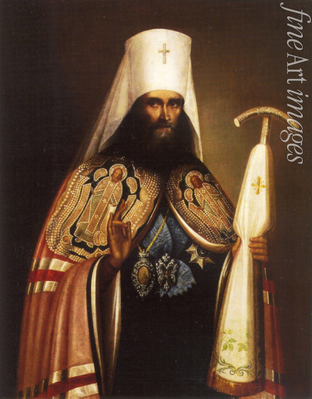 Russischer Meister - Porträt des Metropoliten Filaret von Moskau (1782-1867)