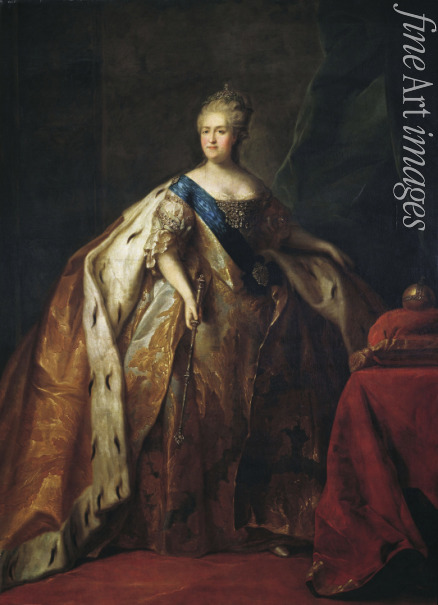 Droschdin Petro Semjonowitsch - Porträt der Kaiserin Katharina II. (1729-1796)