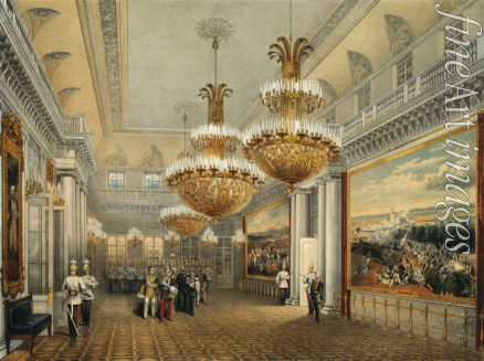 Sadovnikov Vasily Semyonovich - The Field Marshals' Hall of the Winter Palace in Saint Petersburg