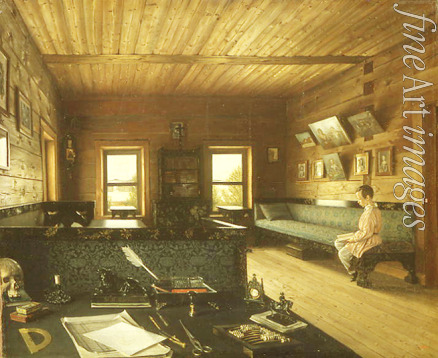 Soroka Grigori Vasilyevich - Study room of a Manor house in Ostrovki