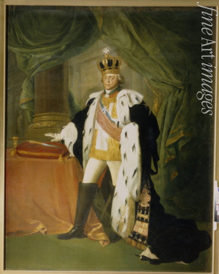 Tonci Salvatore - Portrait of the Emperor Paul I of Russia (1754-1801) in Dress of the Knight of the Maltese Order