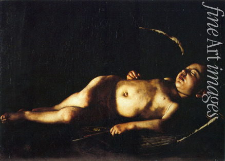 Caravaggio Michelangelo - Sleeping Cupid