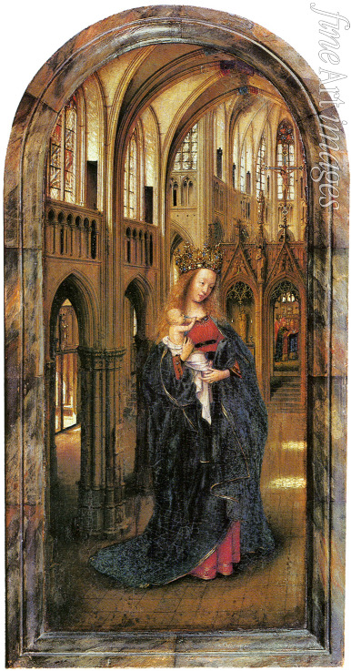 Eyck Jan van - Madonna in der Kirche