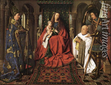 Eyck Jan van - The Madonna with Canon van der Paele