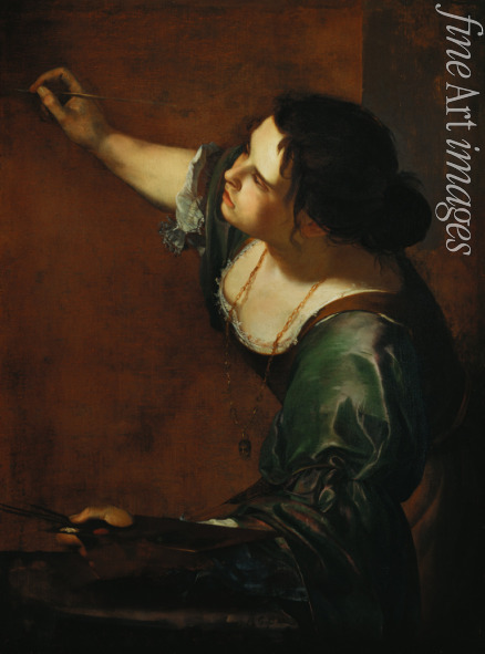 Gentileschi Artemisia - Selbstbildnis (Die Allegorie der Malerei)