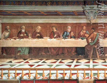 Ghirlandaio Domenico - Das letzte Abendmahl (Detail)