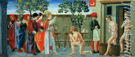 Giovanni di Francesco Toscani - Saint Nicholas Saves Three Innocents from Death (Scenes from the Life of Saint Nicholas of Bari)