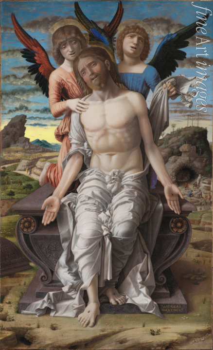 Mantegna Andrea - Christus als Schmerzensmann