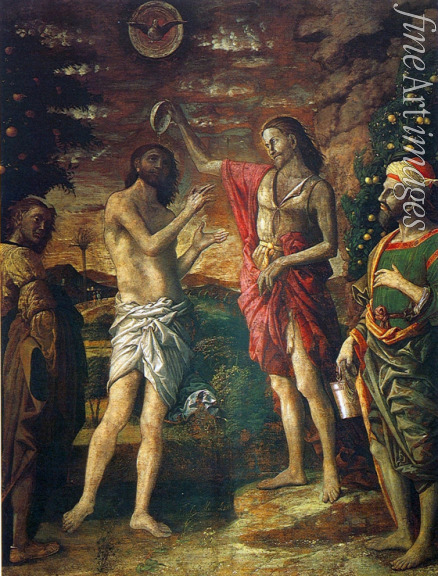 Mantegna Andrea - Taufe Christi