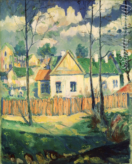 Malevich Kasimir Severinovich - Spring. Landscape with a small house