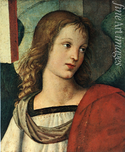 Raphael (Raffaello Sanzio da Urbino) - Head of an Angel