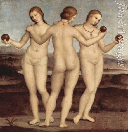 Raffael (Raffaello Sanzio da Urbino) - Die drei Grazien