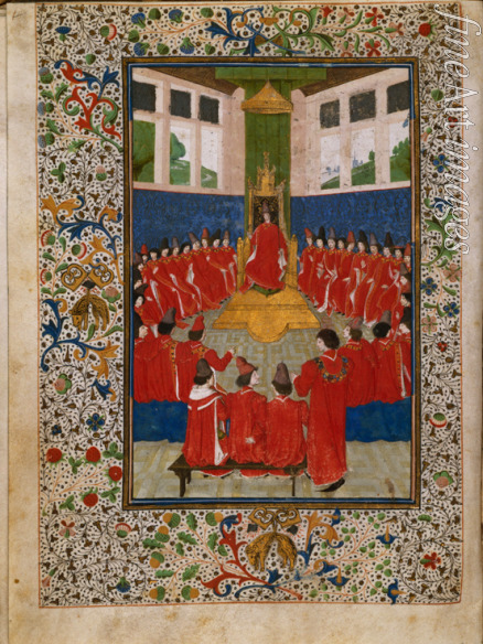 Netherlandish master - The Order of the Golden Fleece (Miniature from the 