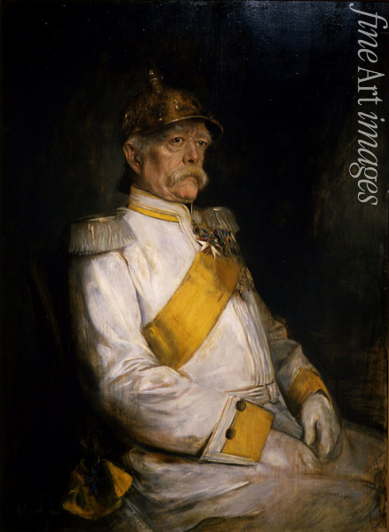 Lenbach Franz von - Portrait of Chancellor Otto von Bismarck (1815-1898)