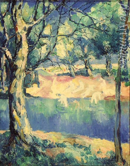 Malevich Kasimir Severinovich - A river in the forest