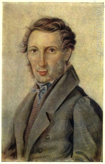 Bestuzhev Nikolai Alexandrovich - Portrait of Prince Sergei Petrovich Trubetskoy (1790-1860)