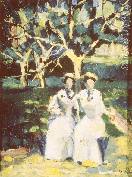 Malevich Kasimir Severinovich - Two women in the garden