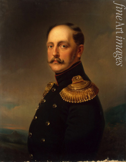 Vernet Horace - Portrait of Emperor Nicholas I  (1796-1855)