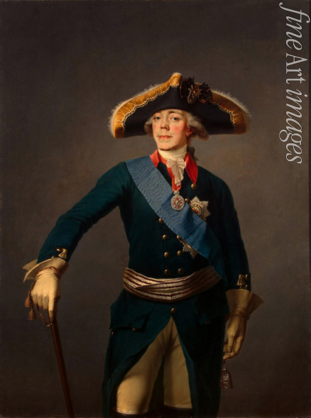 Shchukin Stepan Semyonovich - Portrait of the Emperor Paul I of Russia (1754-1801)